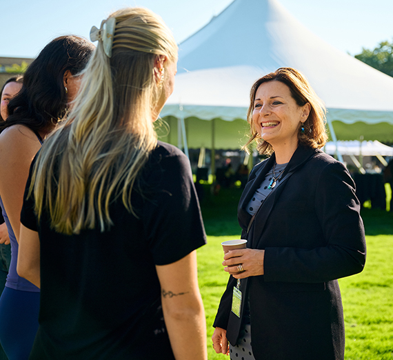 ゴンザガ大学キャンパスの落ち葉。
